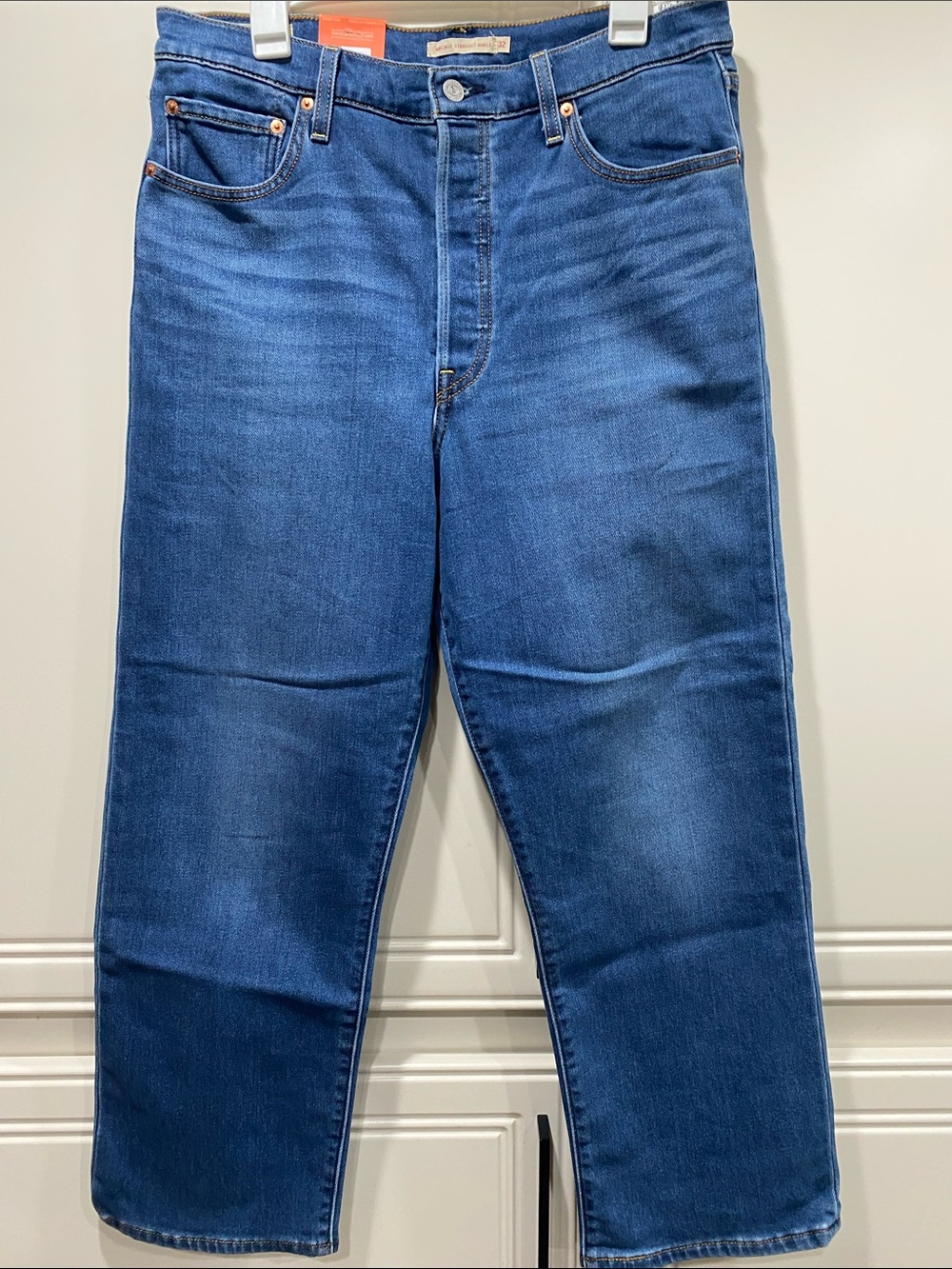 NWT levis ribcage straight ankle 32 x 27 warm high rise baggy